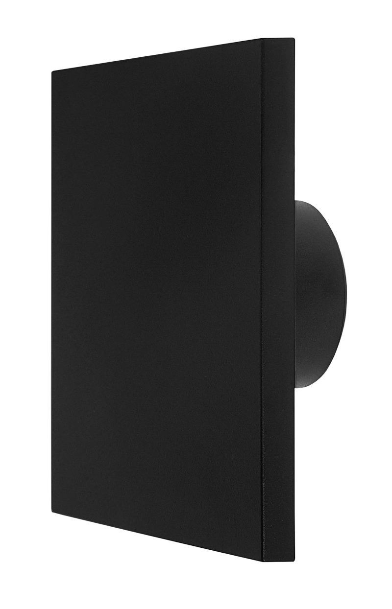 Fantasia Eclipse applique da esterno quadrata nera IP65 800 lumen
