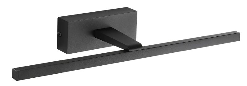 Fantasia Amur applique LED murale noire 8W 369lm 3000K IP23 dimmable