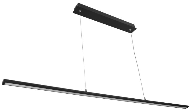 Fantasia Lino lampada sospensione LED nera 24W 1970lm 3000K dimmerabile