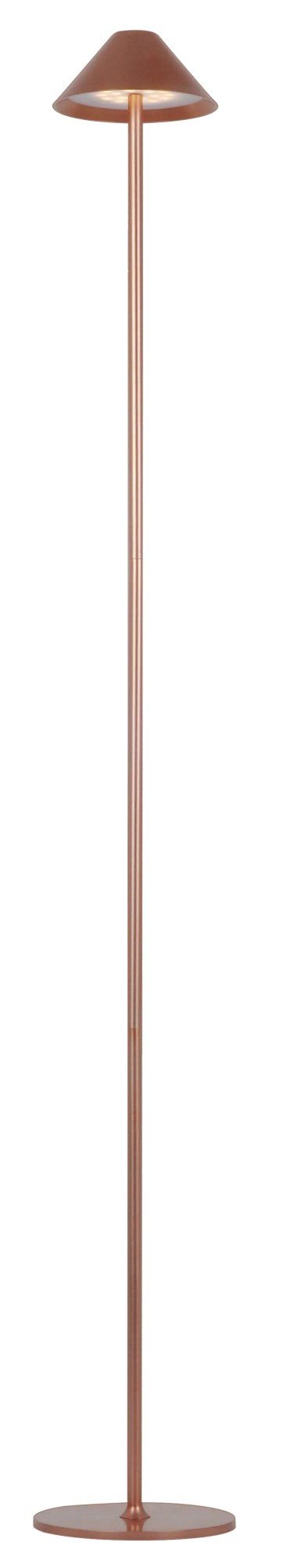 Fantasia Qute lampada da terra LED rame, ricaricabile, IP54 esterno