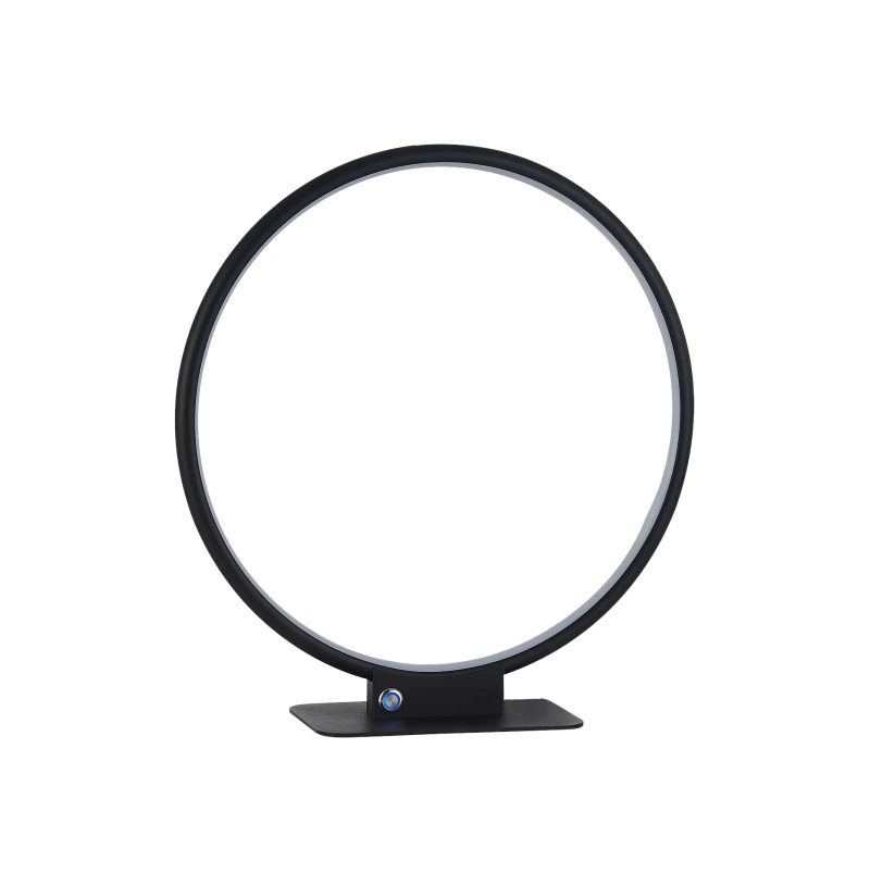 Fantasia Annu lampada da tavolo nera Ø400mm, LED 21W dimmerabile