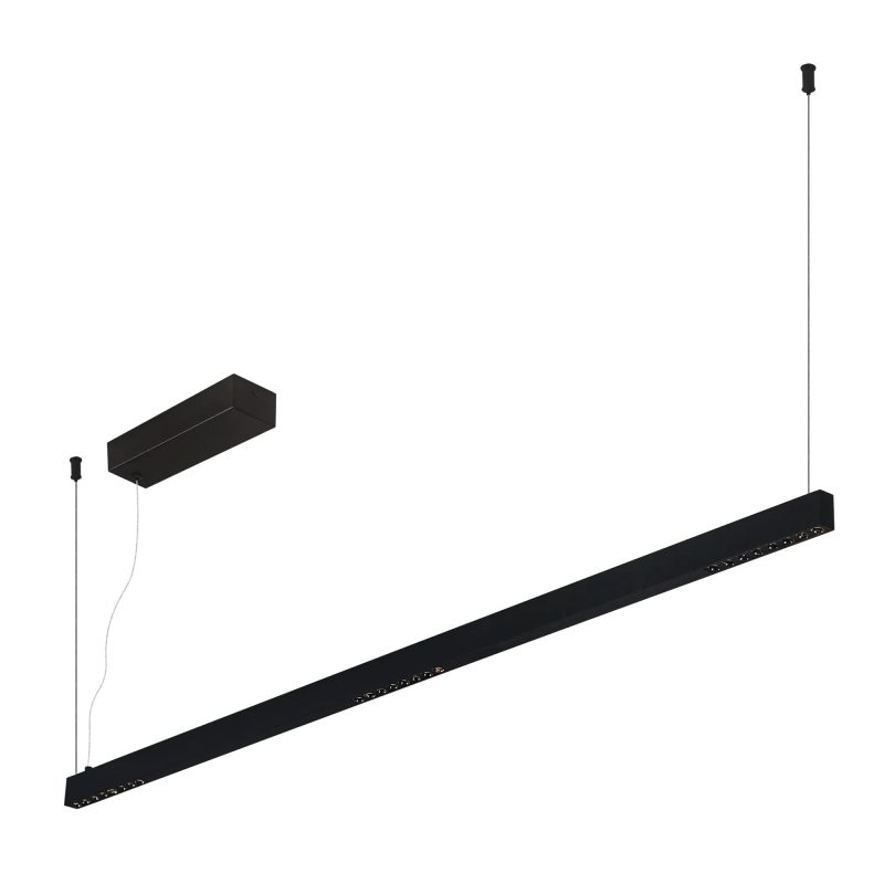 Fantasia Baton LED pendellamp 1200mm dimbaar mat zwart 3000K