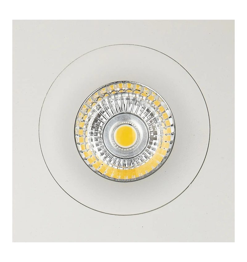 Fantasia Zoom III spot encastrable blanc aluminium GU10 dimmable