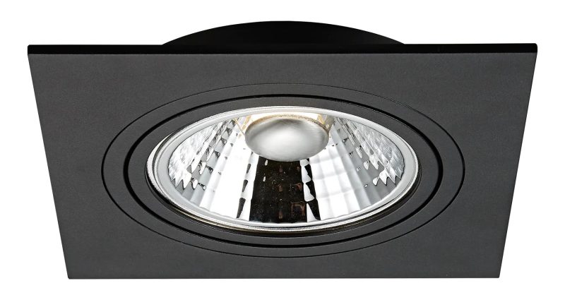 Fantasia Zoom AR111 Einbaustrahler quadratisch schwarz AR111 12,4W