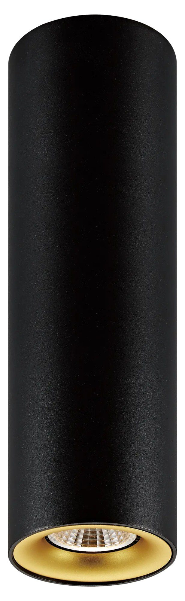 Fantasia Zolan plafondlamp aluminium zwart-goud GU10 5W dimbaar