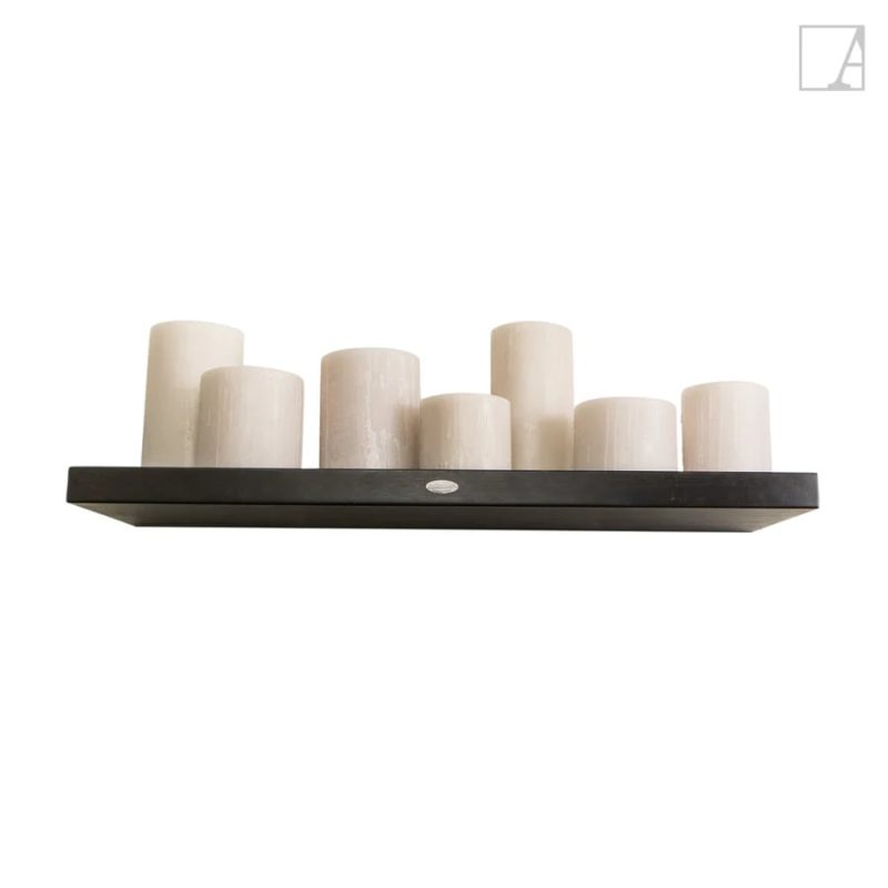Authentage Bellefeu Wandleuchte Landhausstil LED 10 Kerzen 120cm dimmbar
