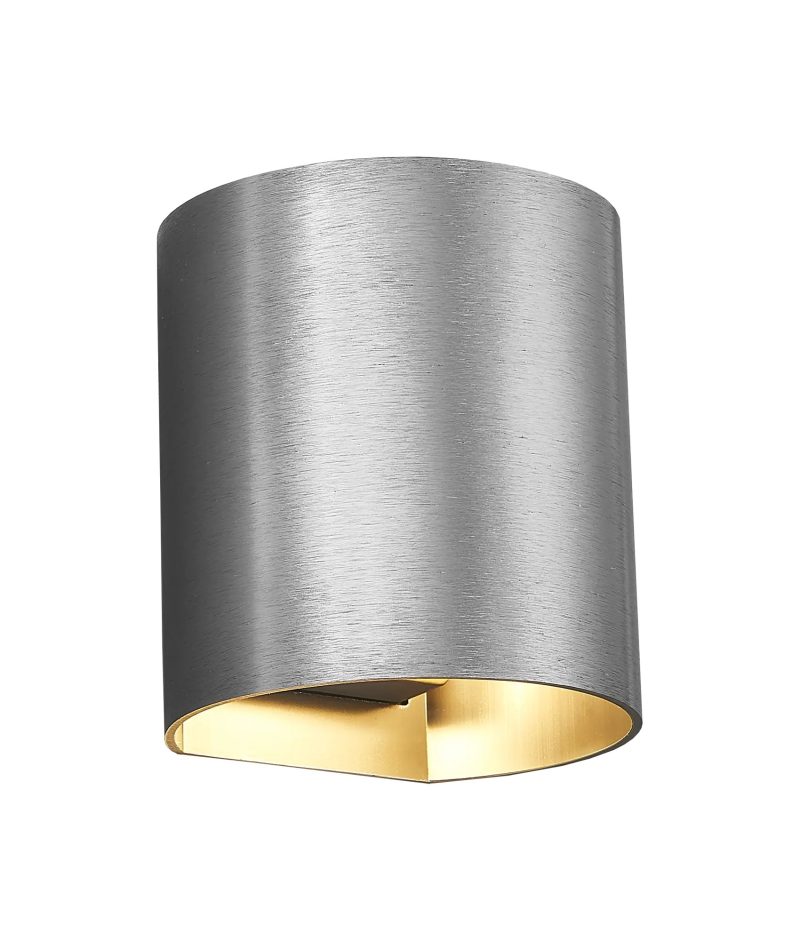 Fantasia RADU wandlamp geborsteld staal, G9-fitting, IP20, excl. lichtbron