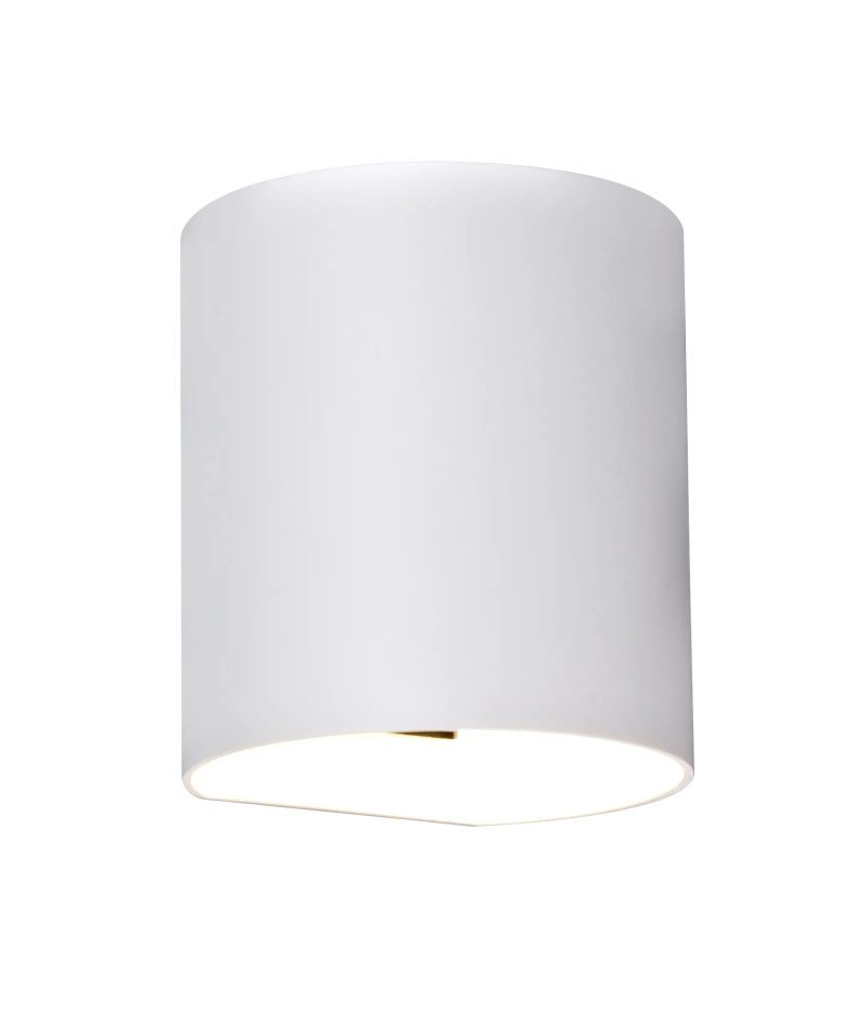 Fantasia Dorada wandlamp wit met G9-fitting, lamp niet inbegrepen