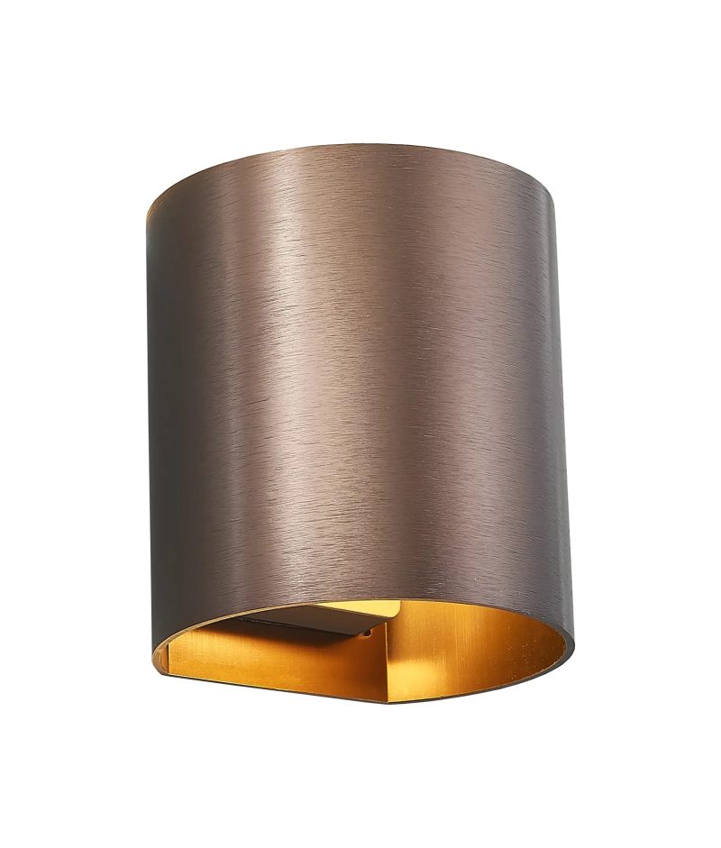 Fantasia Radu applique da parete bronzo spazzolato G9 escl. lampadina