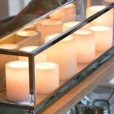 Authentage Bellefeu lampada da tavolo rustica 11 candele dimmerabile 125 cm ottone