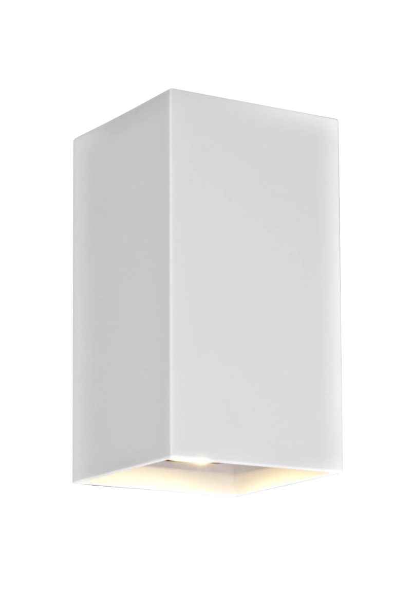Fantasia Dorada Wandleuchte weiß eckig 2x GU10 exkl., dimmbar, IP20