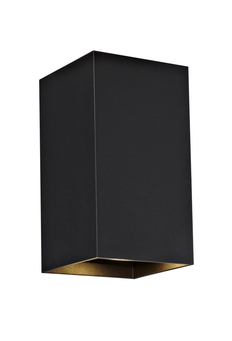 Fantasia Dorada Wandleuchte schwarz eckig 2x GU10 exkl. dimmbar IP20
