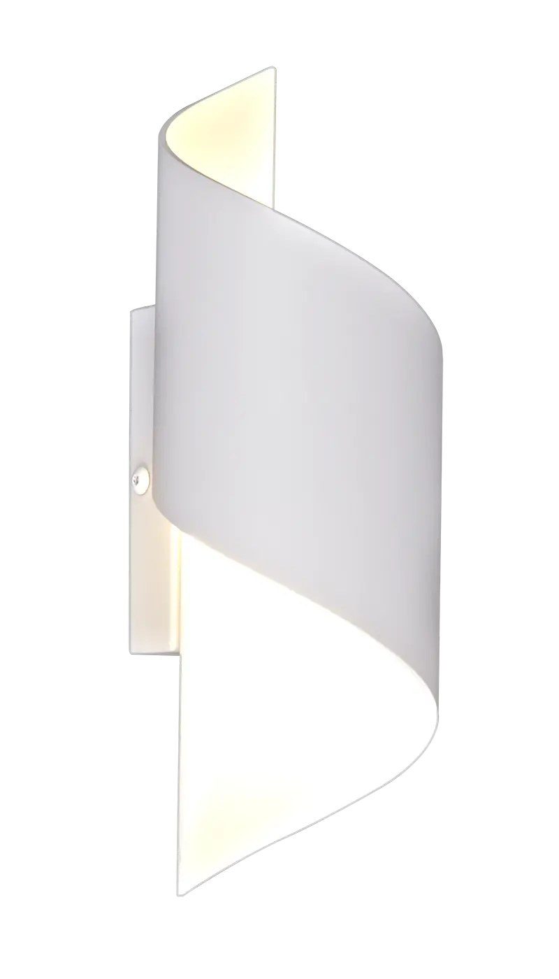 Fantasia Helix wall light white with G9 fitting, bulb not included
