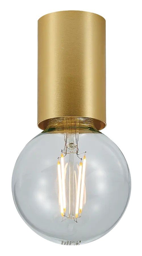 Fantasia Bea ceiling light brushed gold, E27 excl. (Ø56x90mm)