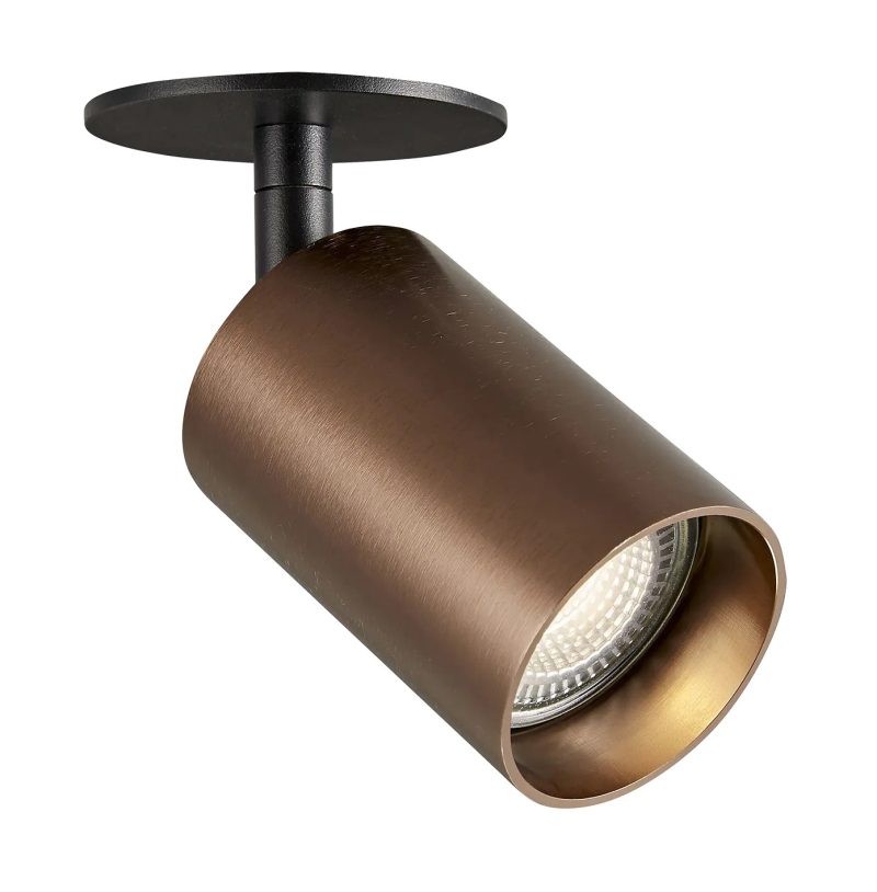 Fantasia Taboo Einbaustrahler mit Röhre GU10 schwarz bronze