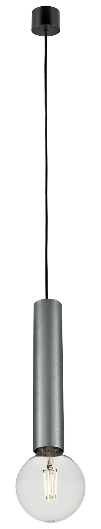 Fantasia Suspension Taboo E27 (excl.) noir avec acier brossé