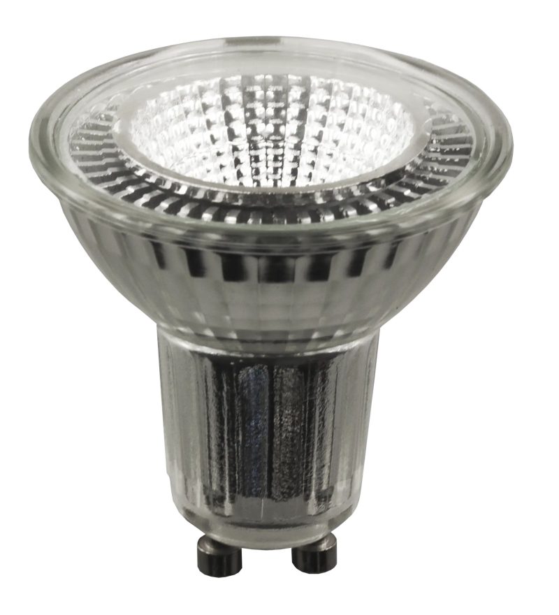 Fantasia GU10 LED Spot 4,3W 380 Lumen 2700K dimmbar Glas silber