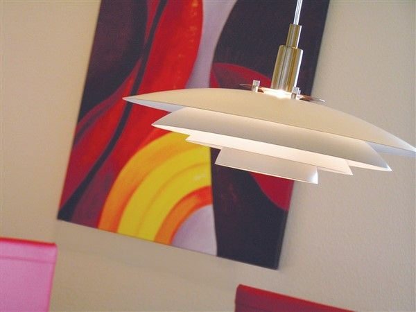 Bretagne hanglamp wit metaal E27 fitting diameter 38 cm