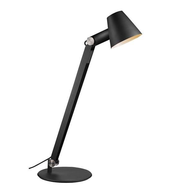 Cult bureaulamp zwart E27 fitting flexibele arm 750mm hoog