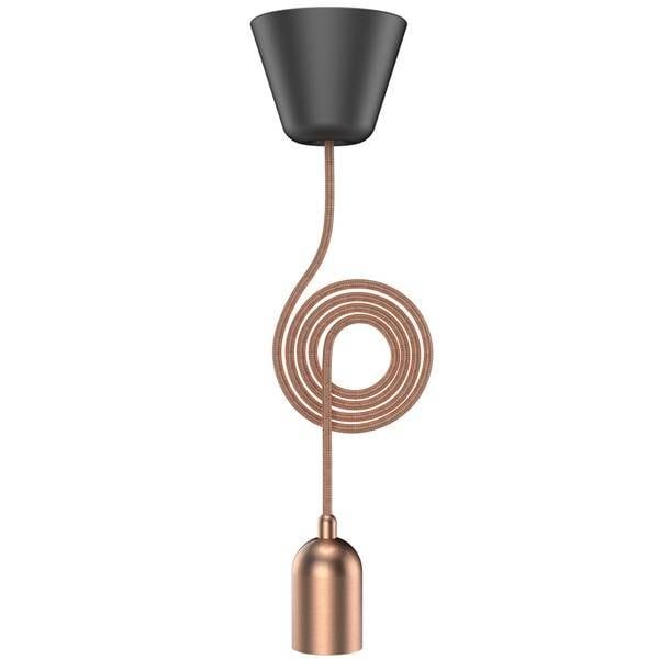 Funk hanglamp E27 wit, kabel verstelbaar tot 250 cm