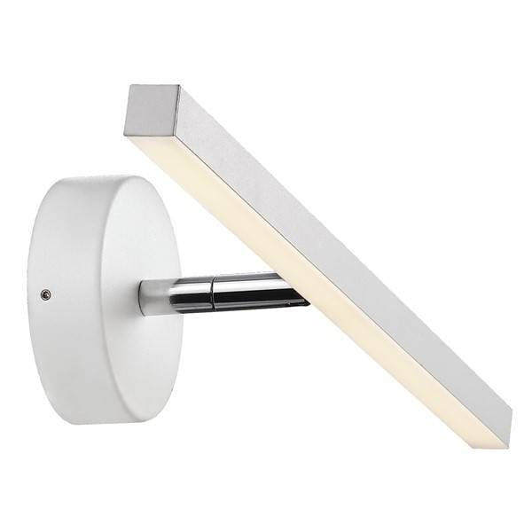 Nordlux IP S13 lampada da parete LED 400mm IP44 bianco o acciaio spazzolato