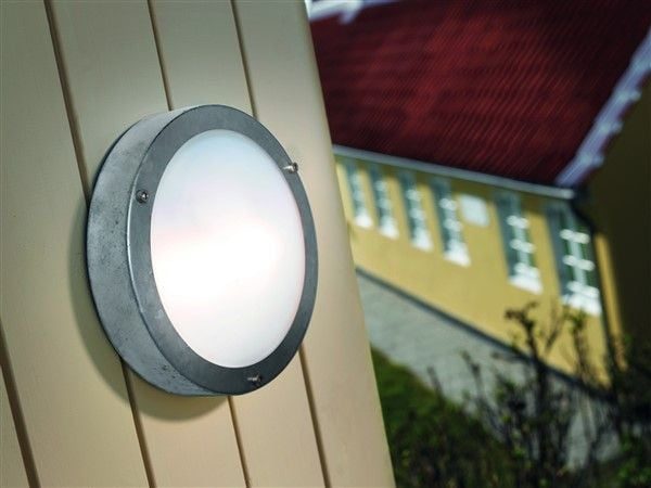 Moss maxi outdoor wall light galvanized IP54 G9 200mm