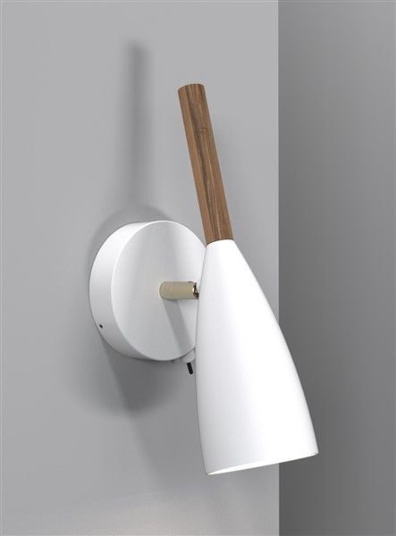 Nordlux Pure wall light white GU10 adjustable metal 260mm
