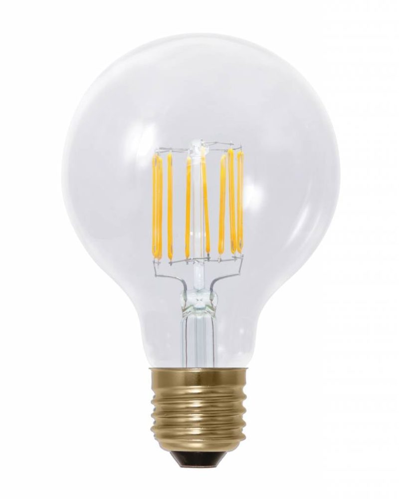 LED filament bulb E27 6W dimmable gold-coloured, 2200K