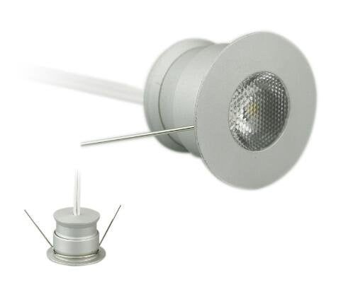Ylstar mini inbouwspot LED 4W 25° dimbaar, rond of vierkant