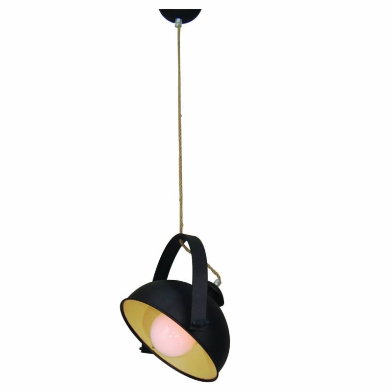Homelighting Omaha hanglamp eetkamer roestbruin metaal E27 Ø240mm