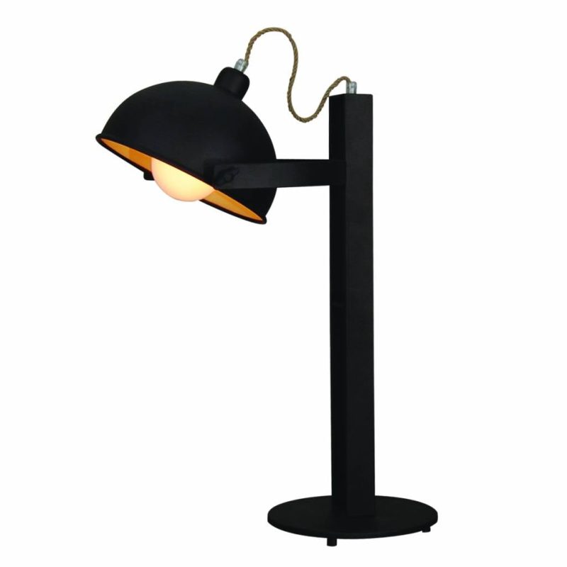 Homelighting Omaha lampe de table industrielle brun rouille beige 620mm E27