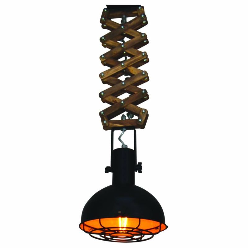 Homelighting Up-down mini lampada a sospensione industriale nero giallo 240mm E27