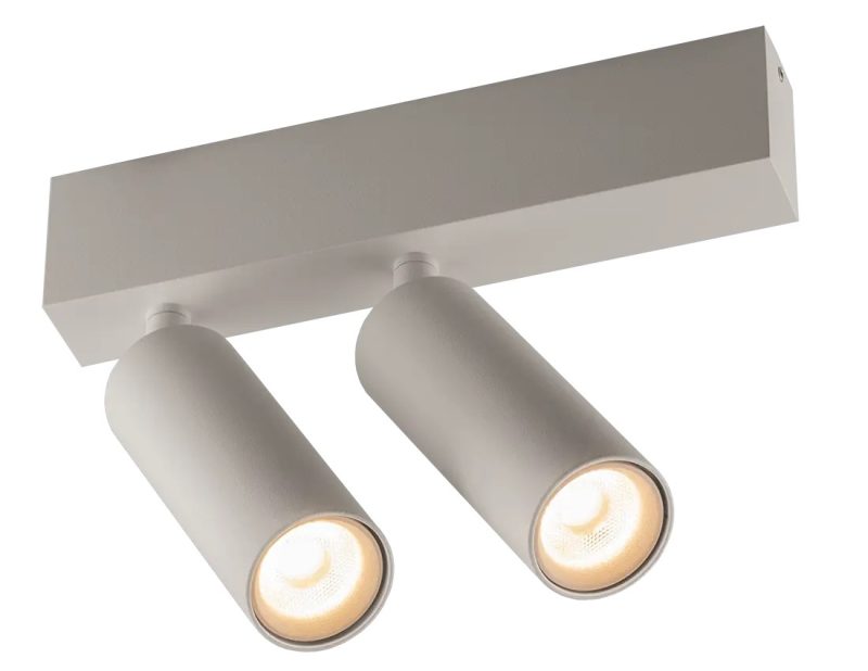 Fantasia Lopal LED plafondspot 2-lichts richtbaar wit aluminium