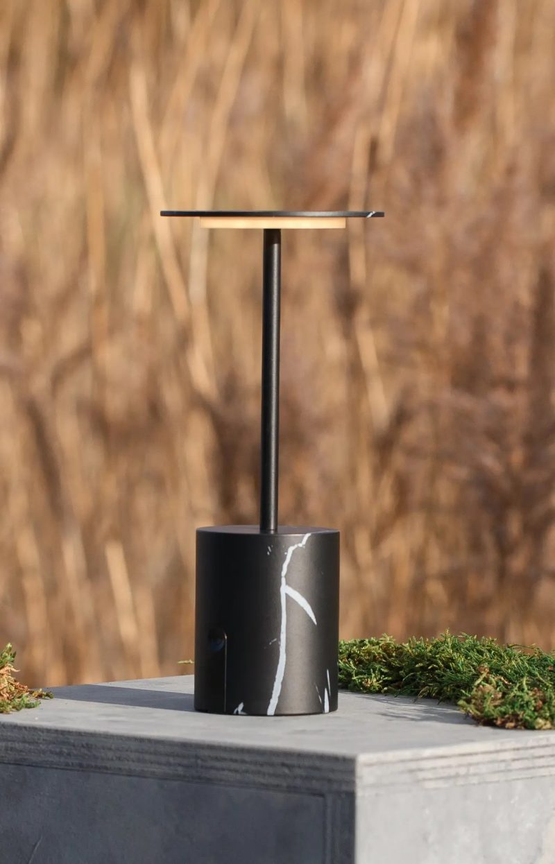 Fantasia POPPY LED table lamp rechargeable, black, IP44