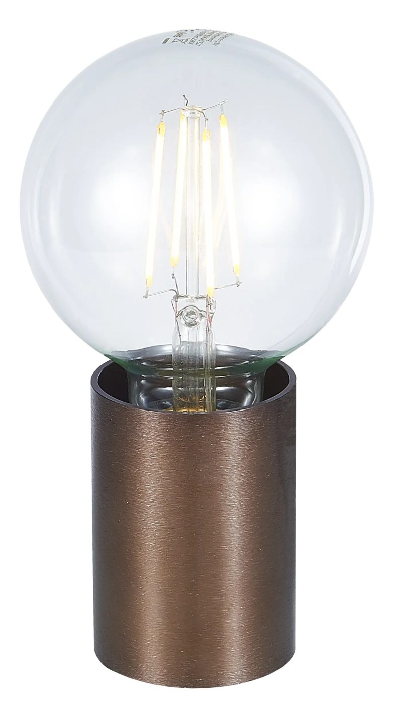 Fantasia BABU Lampe de table bronze brossé, E27