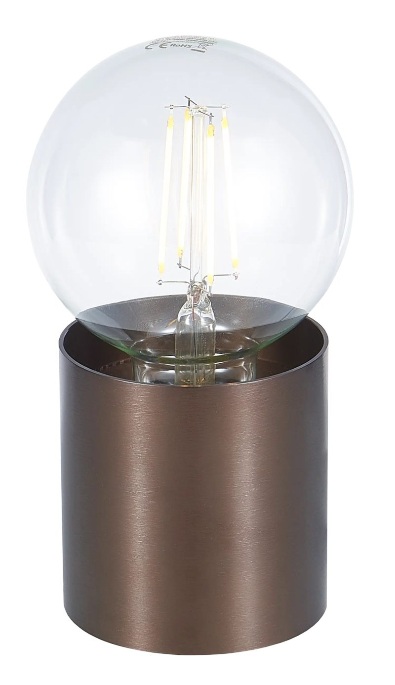 Fantasia BABU lampe de table bronze brossé, 1x E27 (excl.)