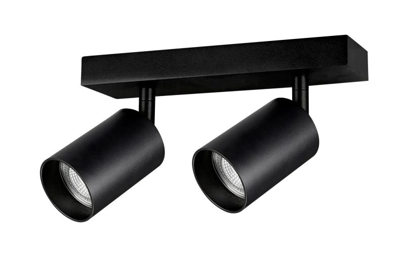 Fantasia Taboo Faretto da Soffitto 2xGU10 Nero, Orientabile