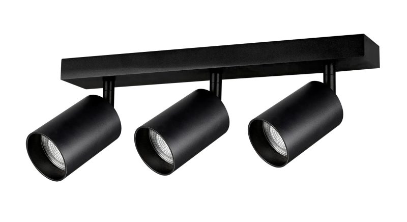Fantasia TABOO 3-light GU10 spotlight black adjustable