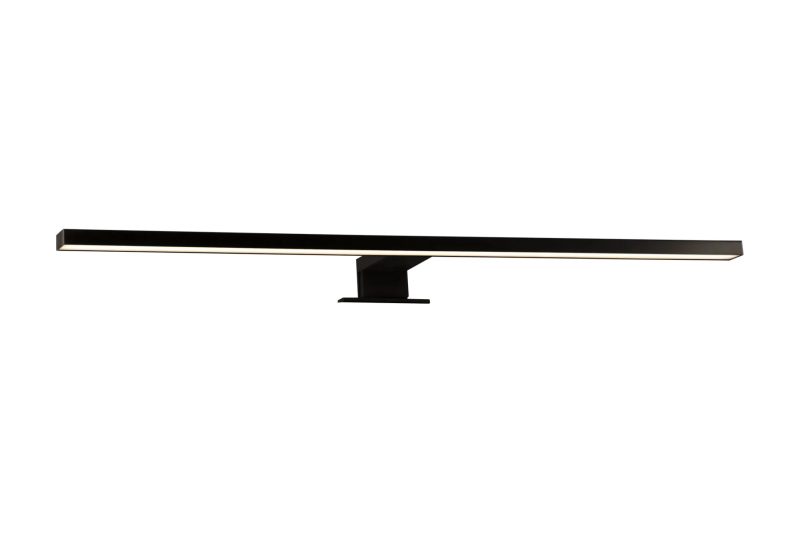 Fantasia Evia Spiegelleuchte LED 8W, 2700K warmweiß, IP44, schwarz