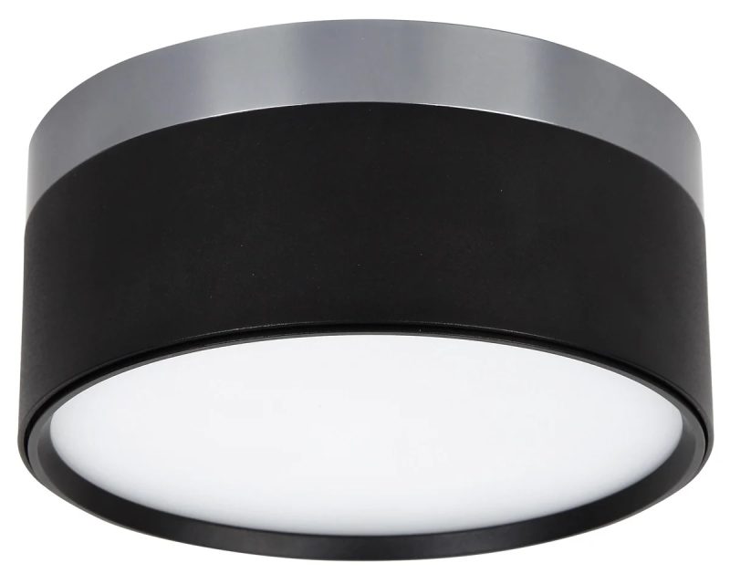 Fantasia RAKU LED Decken-/Wandleuchte Ø158mm gebürsteter Stahl