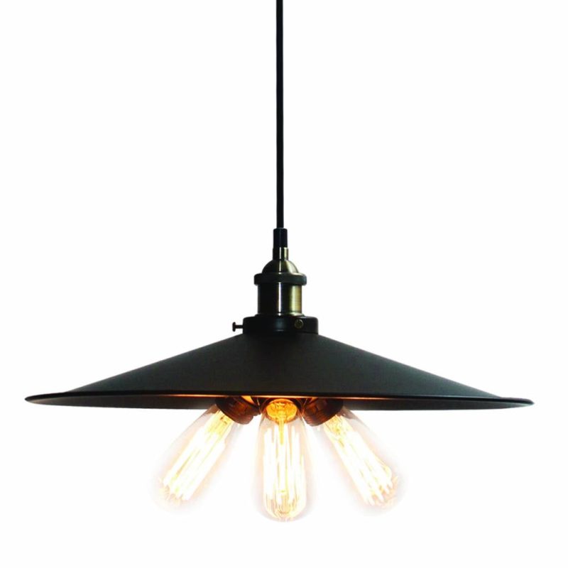 Homelighting Dakar Pendelleuchte Industrial schwarz bronze 460mm