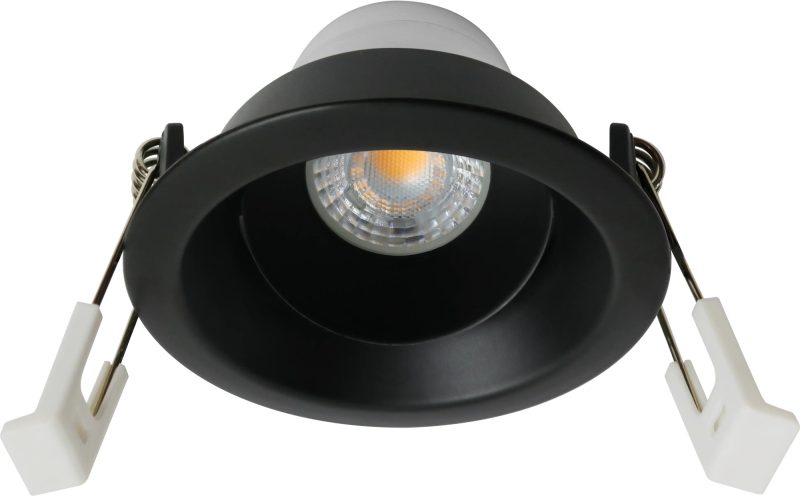 Fantasia Foco empotrable Deep Deco orientable, LED 8W 2700K, negro