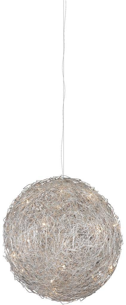 Linea Verdace Big Ball lampada a sospensione filo alluminio 140cm G4x30