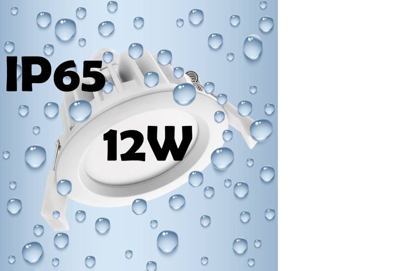 Aquatico Inbouwspot IP65 LED 12W 140° dimbaar, wit
