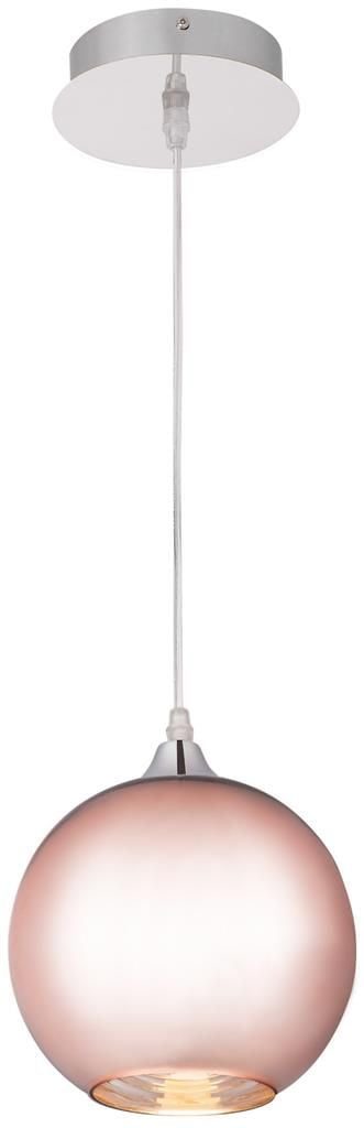 Linea Verdace Bolla lampada a sospensione rame specchio Ø30cm E27
