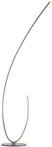 Linea Verdace Sving Stehleuchte Bogen LED 16W 170cm Nickel satiniert