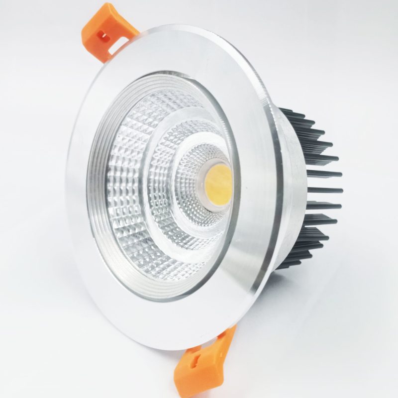 Kinghood grauer LED-Einbaustrahler 138mm, 20W dimmbar