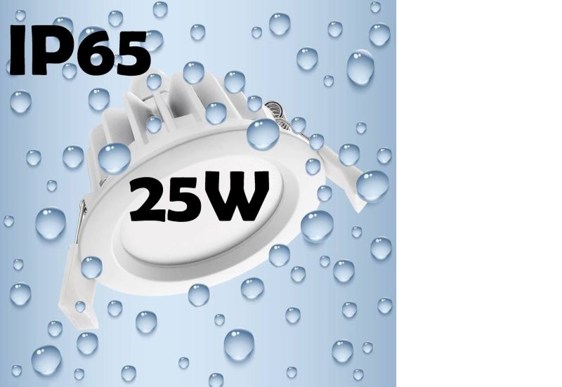 Aquatico LED inbouwspot IP65 190mm, 24W dimbaar