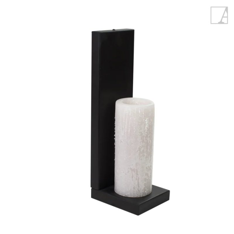 Authentage Bellefeu Wandleuchte Landhausstil LED Kerze Bronze dimmbar