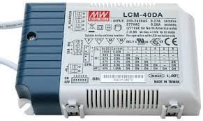 Meanwell Dali LED driver dimbaar 42W, IP20, 350-1050mA